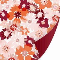 SEI - With All My Heart Collection - Valentine - 12 x 12 Double Sided Pearl Foil Paper - Heart and Soul