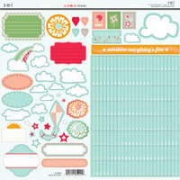 SEI - Corrine Collection - Glitter Cardstock Stickers