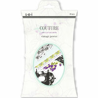 SEI - Couture Collection - Die Cut Accents - Vintage Pewter