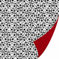 SEI - I'm an Athlete Collection - 12 x 12 Double Sided Paper - Corner Kick