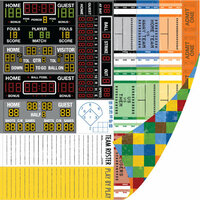 SEI - I'm an Athlete Collection - 12 x 12 Double Sided Perforated Paper - Score