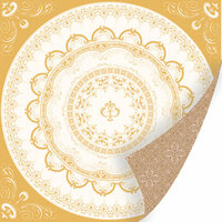 SEI - Promise Me Collection - 12 x 12 Double Sided Gold Foil Paper - Delicacy