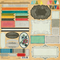 SEI - Field Notes Collection - Cardstock Stickers with Pearl Foil Accents