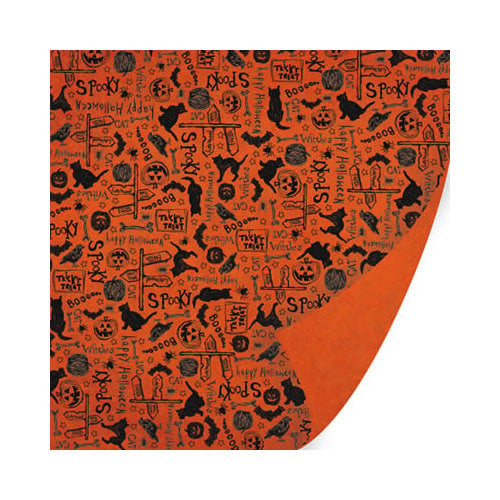 SEI - Salem Heights Collection - Halloween - 12 x 12 Double Sided Paper with Varnish Accents - Spooky Town Bash