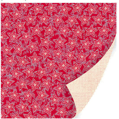 SEI - Berry Melody Collection - Christmas - 12 x 12 Double Sided Paper with Foil Accents - Dazzling Twitter