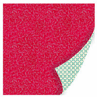 SEI - Berry Melody Collection - Christmas - 12 x 12 Double Sided Paper with Foil Accents - Merry Warble