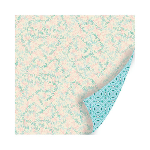 SEI - Berry Melody Collection - Christmas - 12 x 12 Double Sided Paper with Pearl Accents - Gleaming Trill