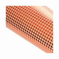 SEI - Holiday Traditions Collection - Christmas - 12 x 12 Double Sided Craft Paper with Foil Accents - Red Houndstooth
