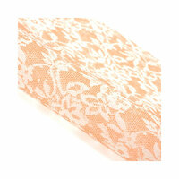 SEI - Diane Collection - 12 x 12 Woven Sheet - Peach Floral