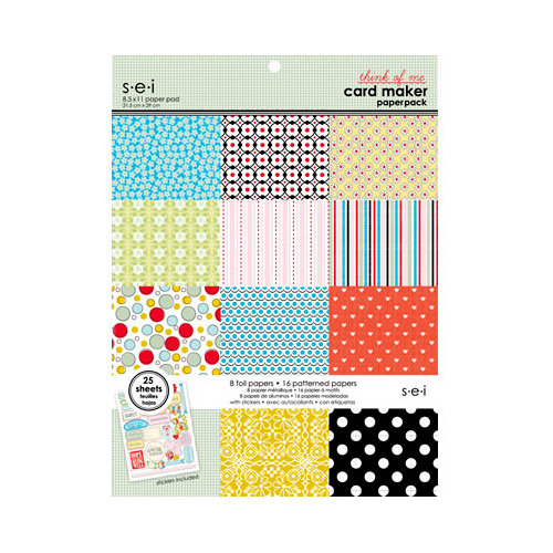 SEI - Think of Me Collection - 8.5 x 11 Card Maker Paper Pack