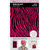 SEI - Iron-On Art - Flocked Transfer Sheet - Hot Pink Zebra