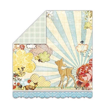 Sassafras Lass - My Dearest Collection - 12x13 Double Sided Paper - Fawnd of You