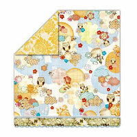 Sassafras Lass - Pocketful of Rosies Collection - 12x13 Double Sided Paper - Piccadilly