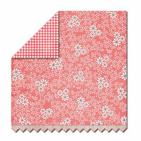 Sassafras Lass - Serendipity Collection - Hog Heaven - 12 x 12 Double Sided Paper - Daisy Dots, CLEARANCE