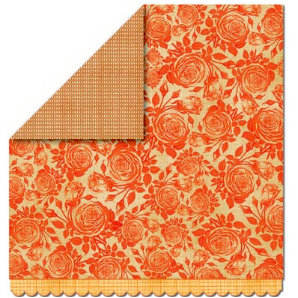 Sassafras Lass - Serendipity Collection - Woodland Whimsy - 12 x 12 Double Sided Paper - Rose Thicket, CLEARANCE