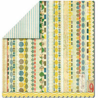 Sassafras Lass - Serendipity Collection - Woodland Whimsy - 12 x 12 Double Sided Paper - Jack's Beanstalk, CLEARANCE