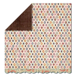Sassafras Lass - Serendipity Collection - Fawnd of You Too - 12 x 12 Double Sided Paper - Girl's Bestfriend, CLEARANCE