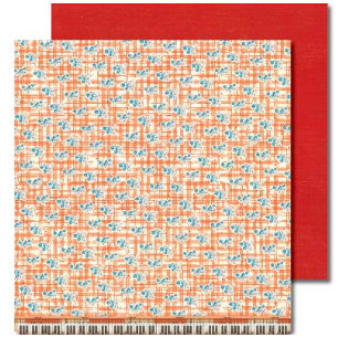 Sassafras Lass - Anthem Collection - 12x12 Double Sided Paper with Border Strip - Sing Loud, CLEARANCE