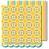 Sassafras Lass - Me Likey Collection - 12 x 12 Double Sided Paper with Border Strip - Refreshed, CLEARANCE