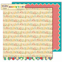 Sassafras Lass - Nerdy Bird Collection - 12 x 12 Double Sided Paper - Sprightly