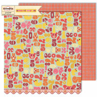 Sassafras Lass - Count Me In Collection - 12 x 12 Double Sided Paper - Love to Learn