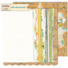 Sassafras Lass - Mix and Mend Collection - 12 x 12 Double Sided Paper - Free Composition