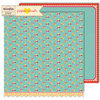 Sassafras Lass - Paper Crush Collection - 12 x 12 Double Sided Paper - Pitter Patter