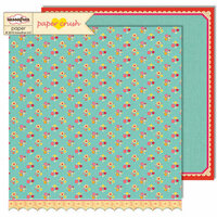 Sassafras Lass - Paper Crush Collection - 12 x 12 Double Sided Paper - Pitter Patter