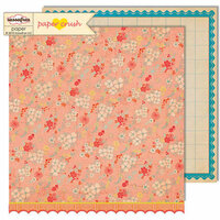 Sassafras Lass - Paper Crush Collection - 12 x 12 Double Sided Paper - Sweet Smooches
