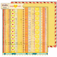 Sassafras Lass - Paper Crush Collection - 12 x 12 Double Sided Paper - Heartsick Cure