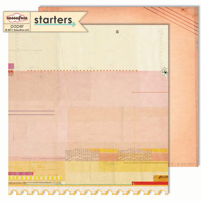 Sassafras Lass - Starters Collection - 12 x 12 Double Sided Paper - Line Up
