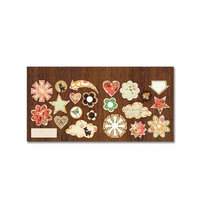 Sassafras Lass - Serendipity Collection - Fawnd of You Too - Cardstock Stickers - Sweet Treats, CLEARANCE