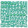 Sassafras Lass - Bungle Jungle Collection - 12x12 Cardstock Stickers - Monograms, CLEARANCE