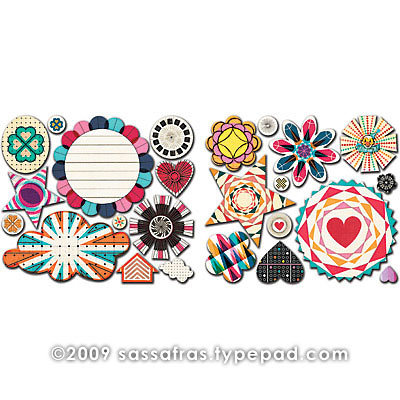 Sassafras Lass - Amplify Collection - Cardstock Stickers - Sweet Treats