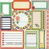 Sassafras Lass - Sweet Marmalade Collection - 12 x 12 Cardstock Stickers - Journal Tags, CLEARANCE