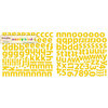 Sassafras Lass - Nerdy Bird Collection - Glittered Cardstock Stickers - Alphabet