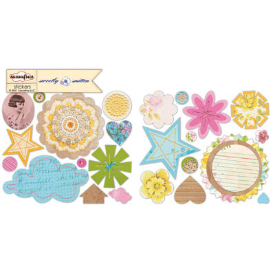 Sassafras Lass - Sweetly Smitten Collection - Cardstock Stickers - Sweet Treats