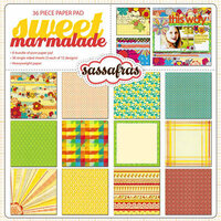 Sassafras Lass - Sweet Marmalade Collection - 12 x 12 Paper Pad