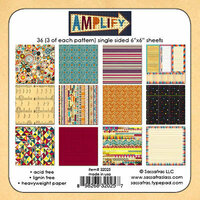 Sassafras Lass - Amplify Collection - Wee Bundle - 6 x 6 Paper Pad