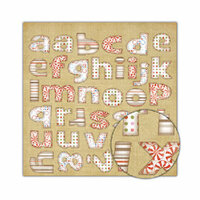 Sassafras Lass - Die Cut Monograms - Winter Wonderland