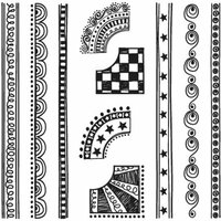 Sassafras Lass - Nesters Clear Stamp Sets - Doodled Borders, CLEARANCE