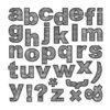 Sassafras Lass - Clear Stamp Sets  - Alphabet - Let's Polka, CLEARANCE