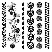 Sassafras Lass - Clear Stamp Sets - Organic Borders, CLEARANCE