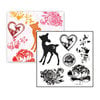 Sassafras Lass - Life Is Beautiful Collection - Clear Acrylic Stamps - Oh My Dear, CLEARANCE