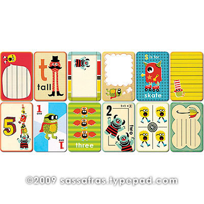 Sassafras Lass - Paper Whimsies - Mini Playing Cards - Hooligan Countdown