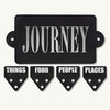 7 Gypsies - Metal Plate 4 Tabs - Journey - Places People Food Things, CLEARANCE