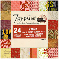 7 Gypsies - 12x12 Paper Pack - Variety - Journey - Karma