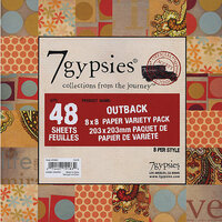 7 Gypsies - 8x8 Paper Pack - Variety - Journey - Outback, CLEARANCE
