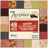 7 Gypsies - 8x8 Paper Pack - Variety - Journey - Zanzibar