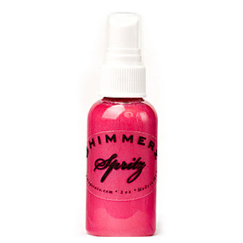 Shimmerz - Spritz - Iridescent Mist Spray - 2 Ounce Bottle - Ruby